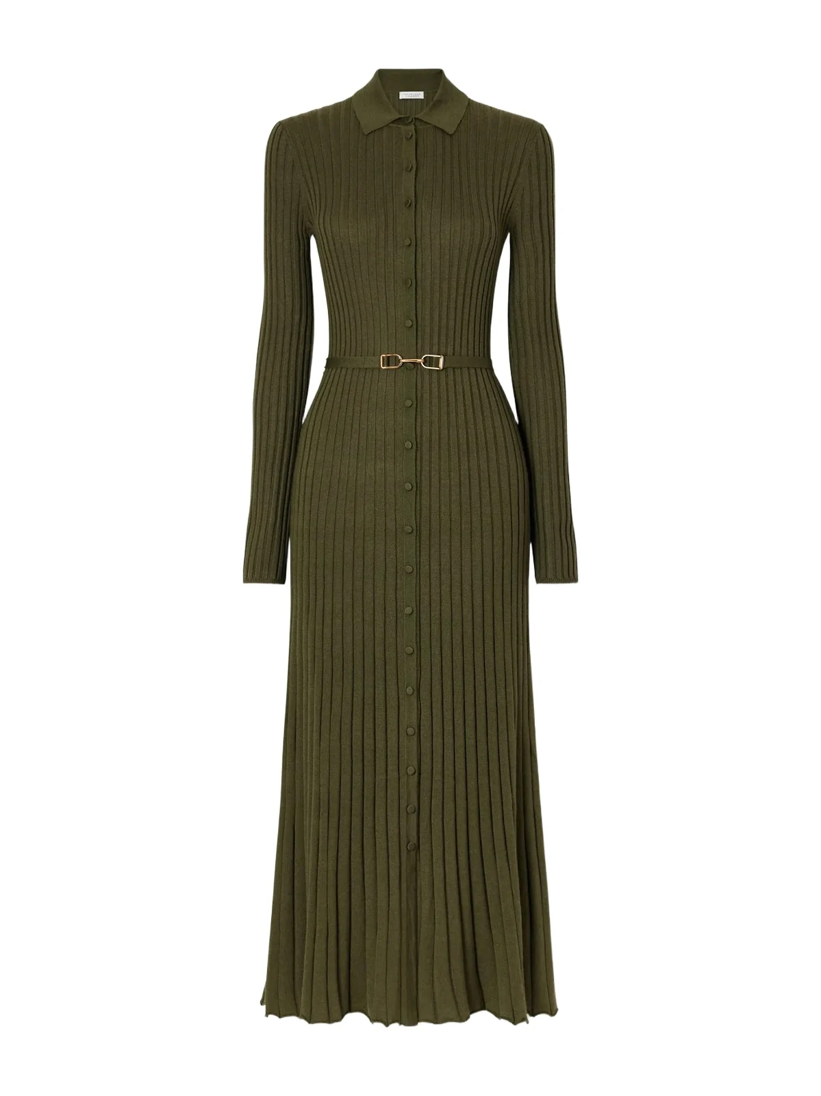 Tenes Belted Ribbed Cashmere And Silk-blend Midi Dress Tenes Belted Ribbed Cashmere And Silk-blend Midi Dress