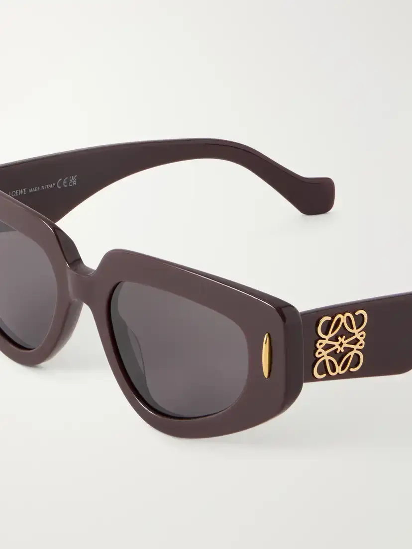Loewe Small Butterfly Screen Oversized D-frame Acetate Sunglasses | Thumbnail 4 Loewe Small Butterfly Screen Oversized D-frame Acetate Sunglasses | Thumbnail 4