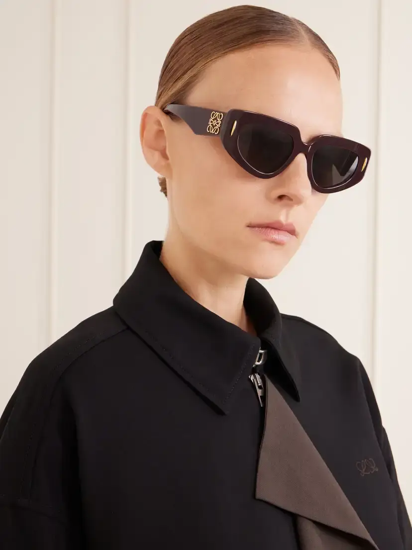 Loewe Small Butterfly Screen Oversized D-frame Acetate Sunglasses | Thumbnail 5 Loewe Small Butterfly Screen Oversized D-frame Acetate Sunglasses | Thumbnail 5
