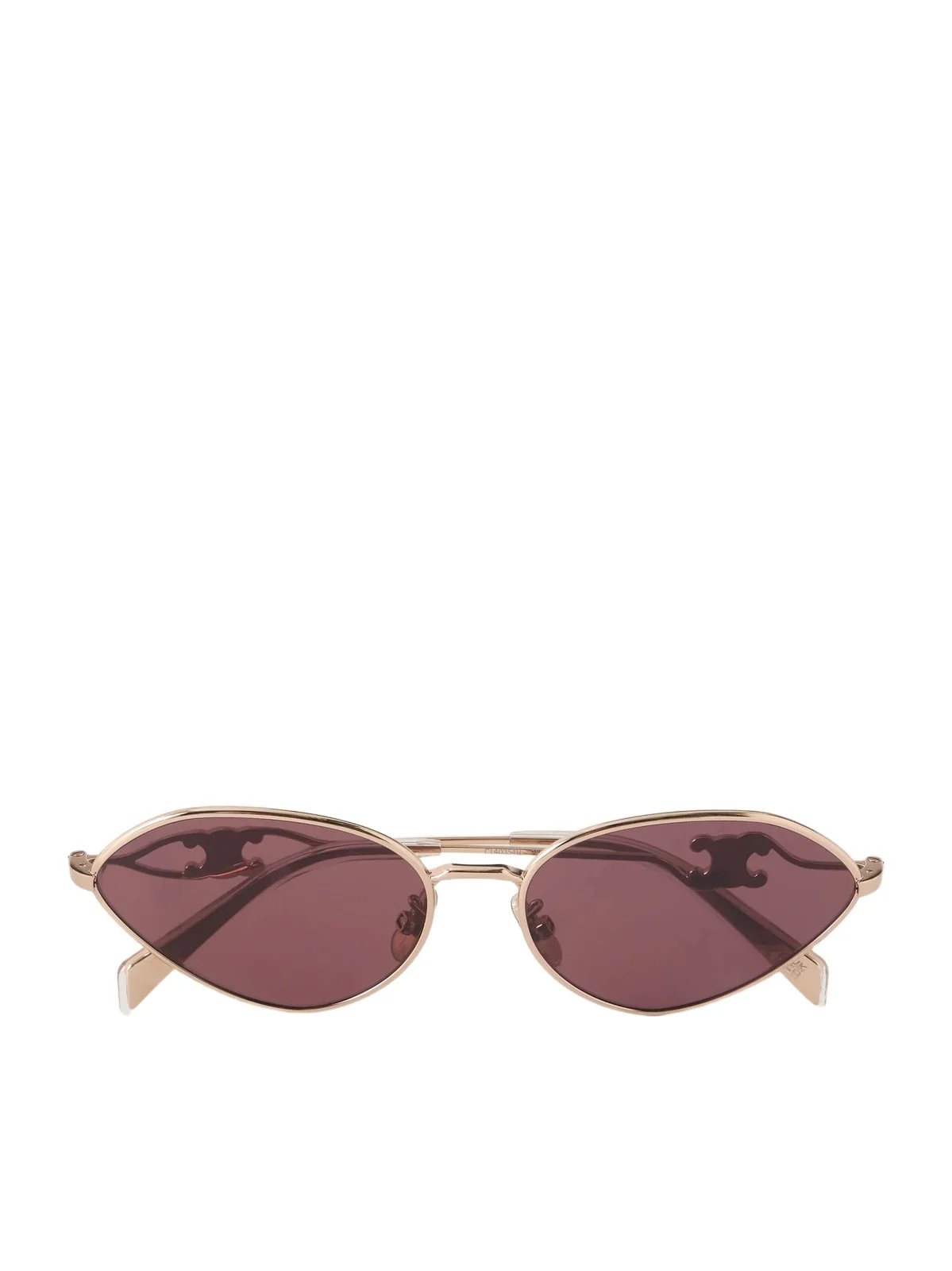 Wire 01 Oval-frame Gold-tone Metal Sunglasses Wire 01 Oval-frame Gold-tone Metal Sunglasses