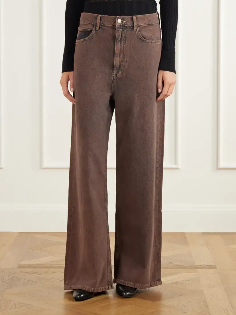 Sanderlak Faded Mid-rise Wide-leg Jeans | Thumbnail 3 Sanderlak Faded Mid-rise Wide-leg Jeans | Thumbnail 3