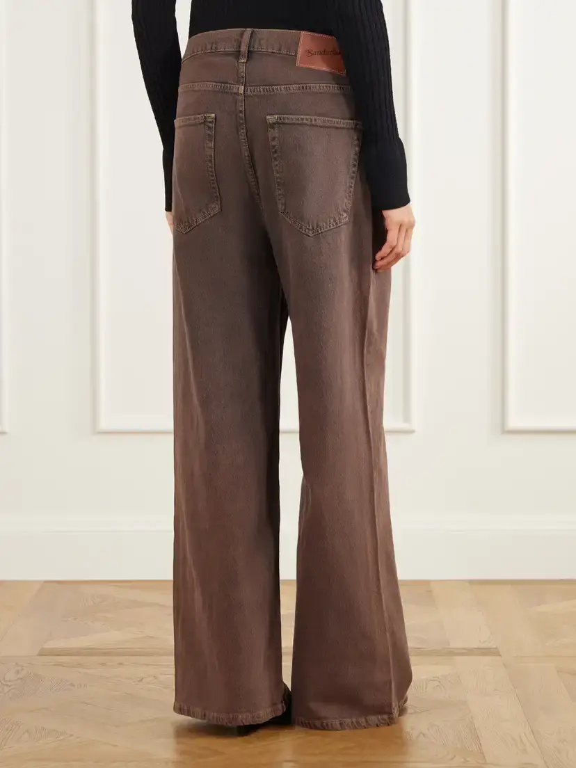 Sanderlak Faded Mid-rise Wide-leg Jeans | Thumbnail 4 Sanderlak Faded Mid-rise Wide-leg Jeans | Thumbnail 4