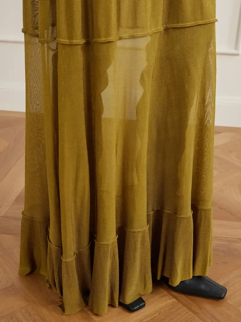 Altuzarra Gorrell Tiered Stretch-knit Maxi Skirt | Thumbnail 6 Altuzarra Gorrell Tiered Stretch-knit Maxi Skirt | Thumbnail 6
