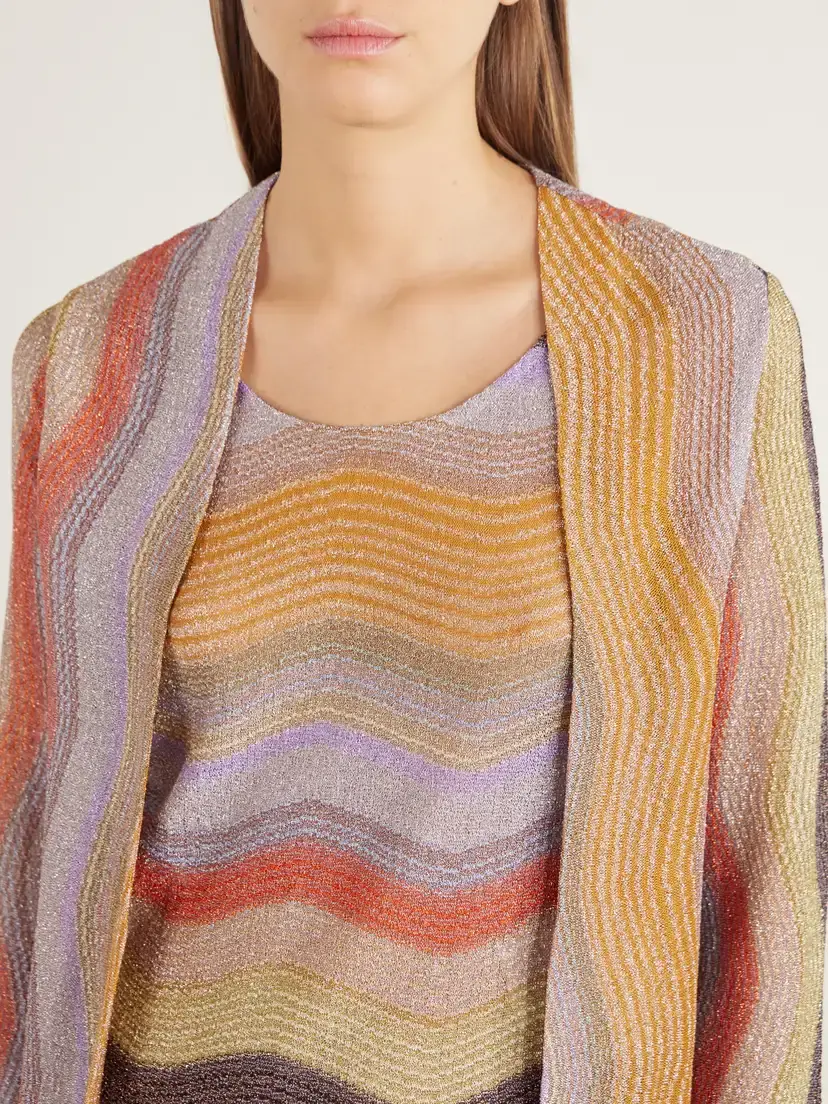 Missoni Striped Metallic Crochet-knit Cardigan | Thumbnail 5 Missoni Striped Metallic Crochet-knit Cardigan | Thumbnail 5
