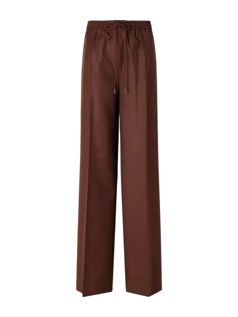 Slalom Wool-twill Wide-leg Pants Slalom Wool-twill Wide-leg Pants