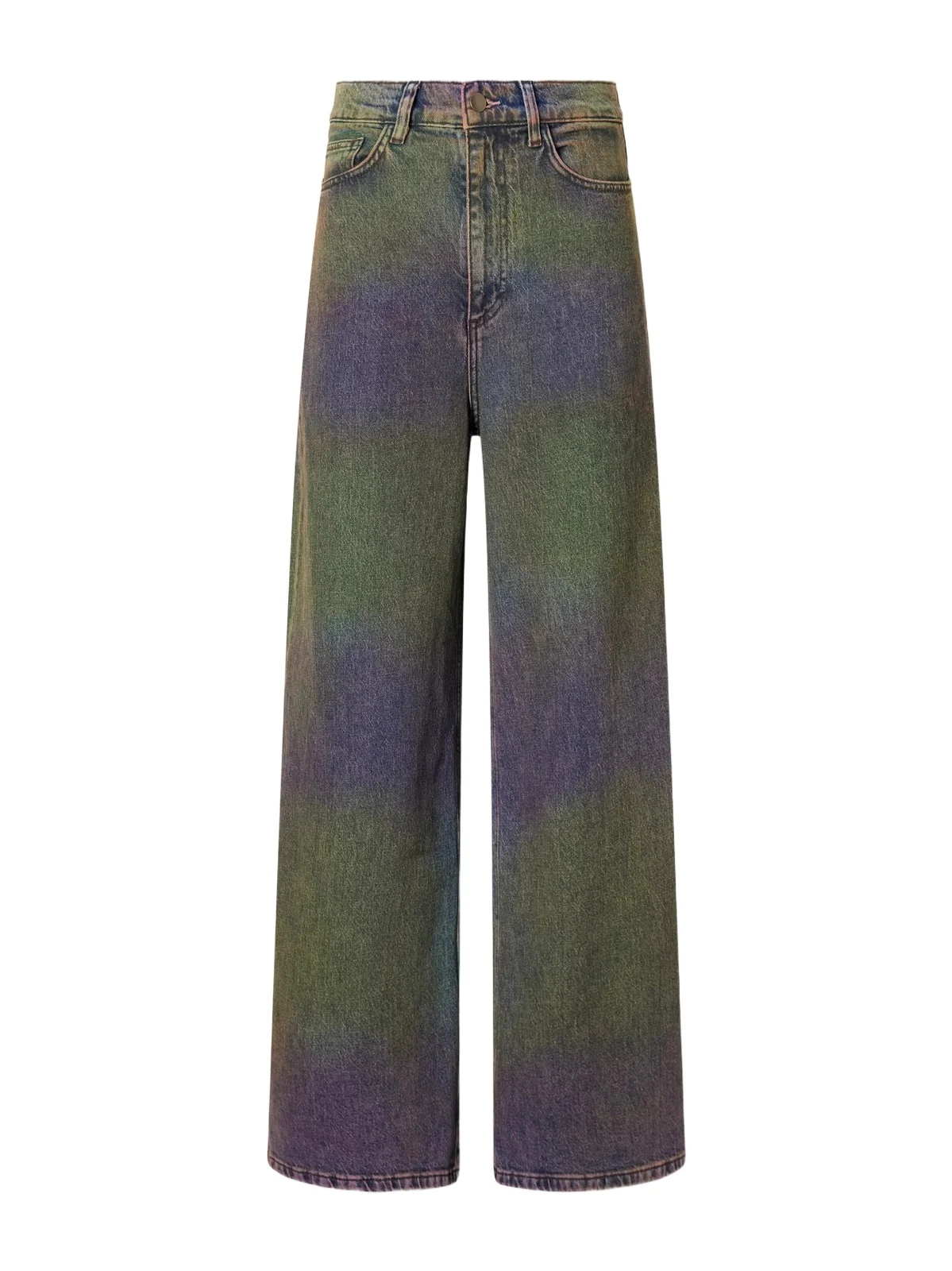 Sanderlak Ombré Mid-rise Wide-leg Jeans