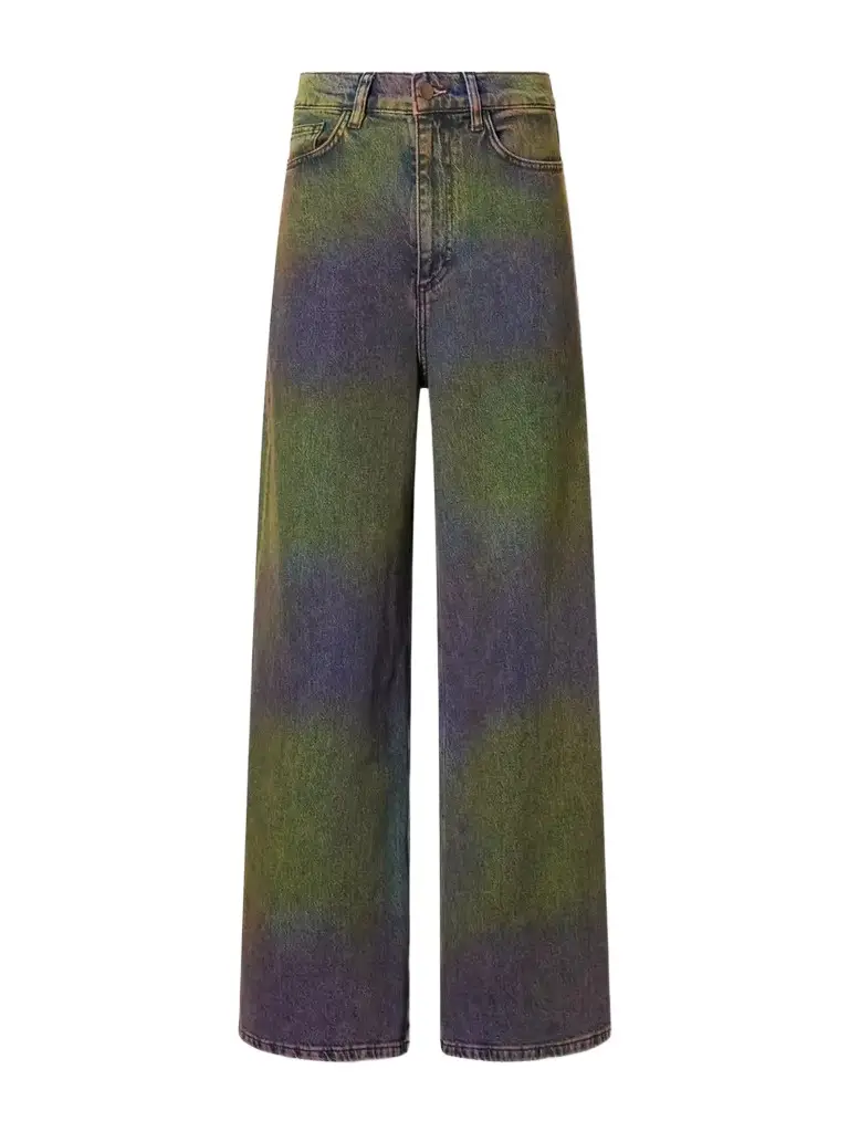 Sanderlak Ombré Mid-rise Wide-leg Jeans