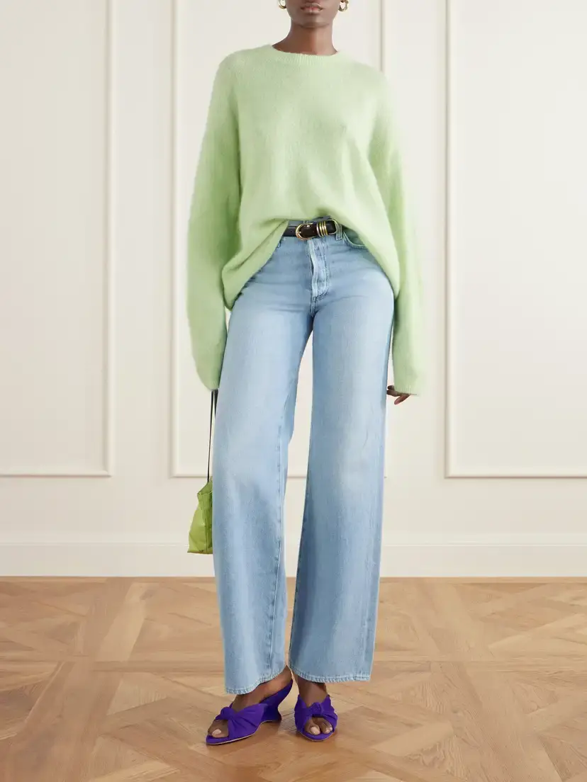 Loeffler Randall Marsy 75 Gathered Knotted Suede Wedge Sandals | Thumbnail 4 Loeffler Randall Marsy 75 Gathered Knotted Suede Wedge Sandals | Thumbnail 4