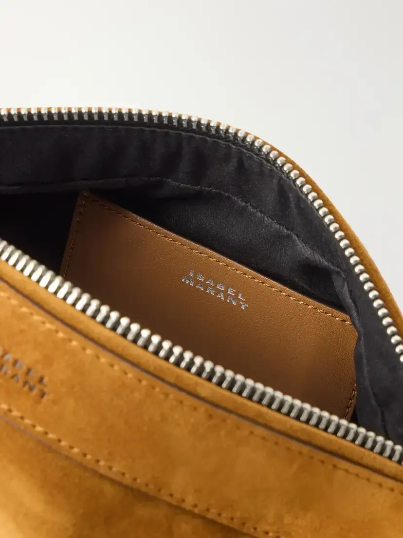 Isabel Marant Maia Leather-trimmed Suede Shoulder Bag | Thumbnail 6 Isabel Marant Maia Leather-trimmed Suede Shoulder Bag | Thumbnail 6