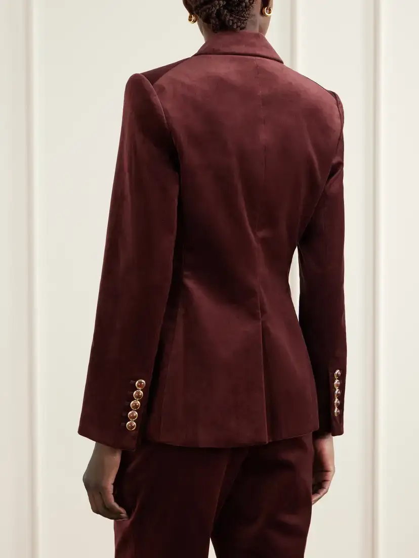 Veronica Beard Raelynn Dickey Cotton-blend Velvet Jacket | Thumbnail 3 Veronica Beard Raelynn Dickey Cotton-blend Velvet Jacket | Thumbnail 3