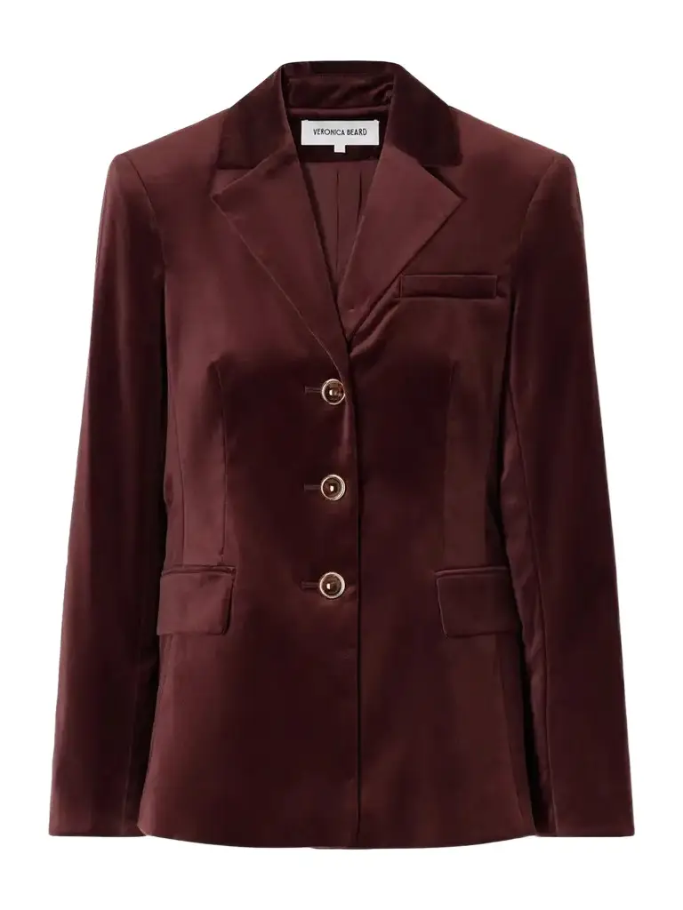 Raelynn Dickey Cotton-blend Velvet Jacket Raelynn Dickey Cotton-blend Velvet Jacket