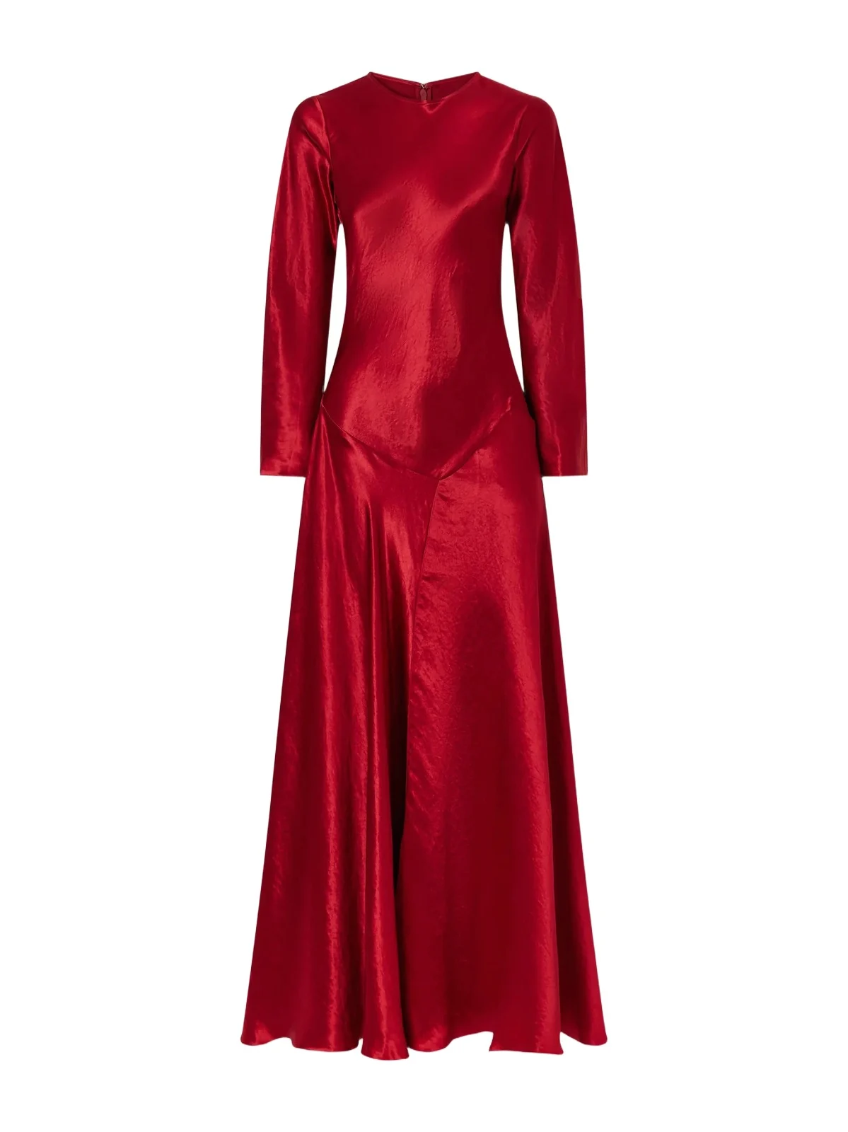 Abadia Yara Draped Satin Gown