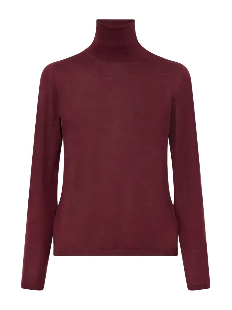 Saluto Virgin Wool Turtleneck Sweater
