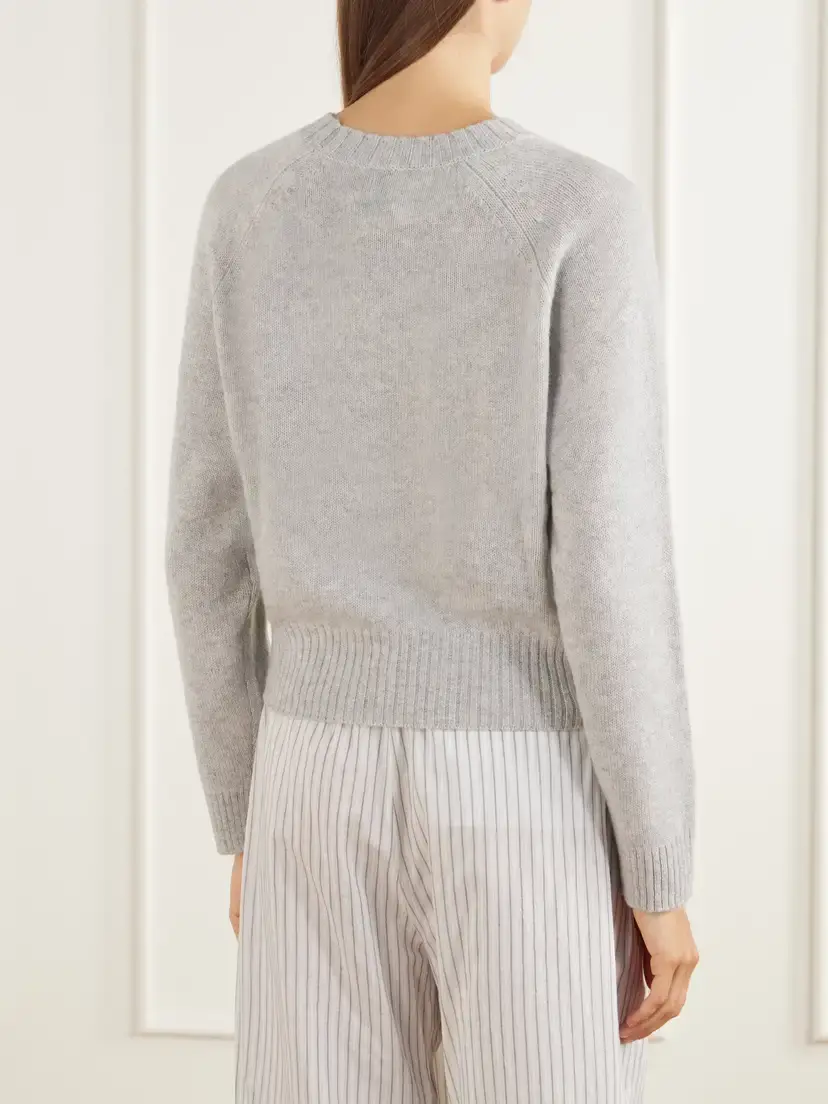 Allude Rib-trimmed Cashmere Sweater | Thumbnail 4 Allude Rib-trimmed Cashmere Sweater | Thumbnail 4