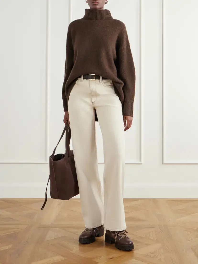 Aquazzura Val D'isere Shearling And Leather-trimmed Suede Ankle Boots | Thumbnail 4 Aquazzura Val D'isere Shearling And Leather-trimmed Suede Ankle Boots | Thumbnail 4