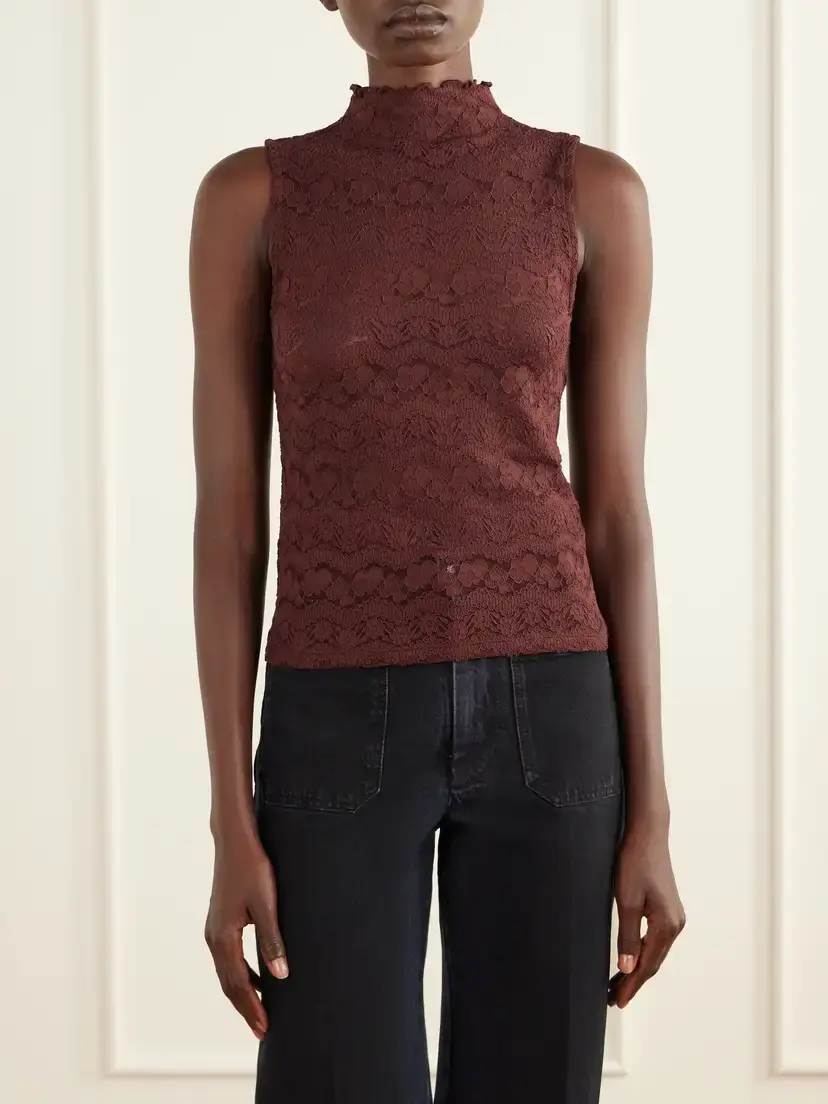 Veronica Beard Alora Lace Tank | Thumbnail 3 Veronica Beard Alora Lace Tank | Thumbnail 3