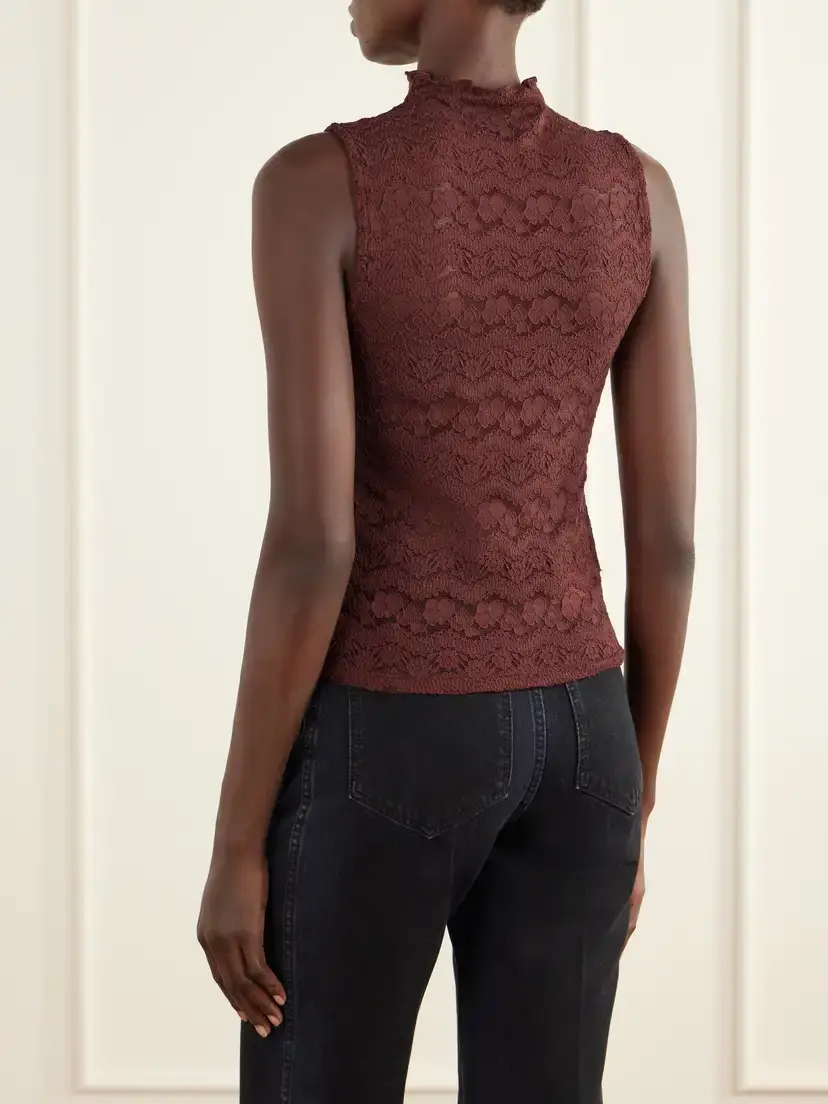 Veronica Beard Alora Lace Tank | Thumbnail 4 Veronica Beard Alora Lace Tank | Thumbnail 4