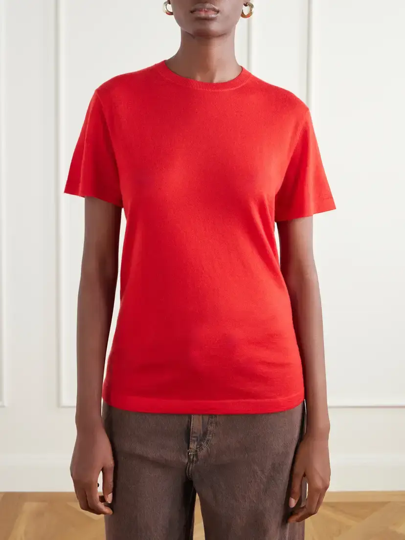 Co Knitted Cashmere T-shirt | Thumbnail 3