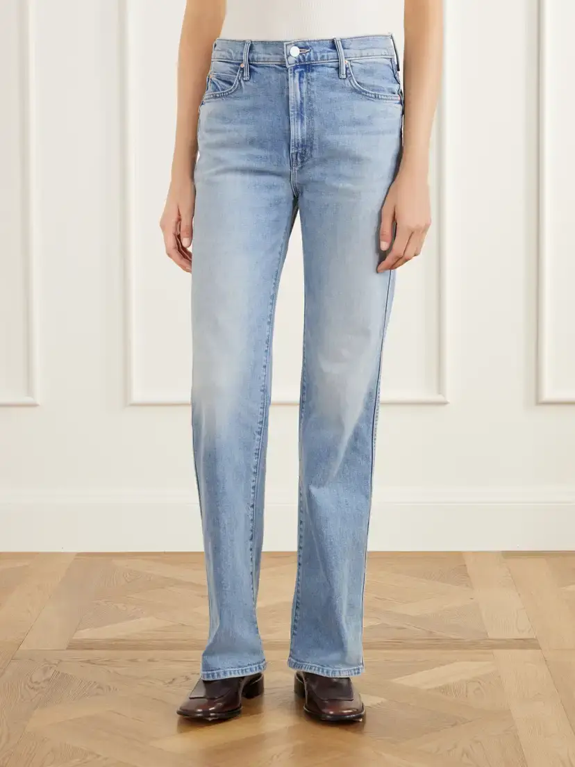 Mother The Kick It Double Sneak High-waist Straight-leg Jeans | Thumbnail 3 Mother The Kick It Double Sneak High-waist Straight-leg Jeans | Thumbnail 3
