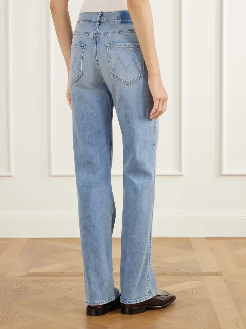 Mother The Kick It Double Sneak High-waist Straight-leg Jeans | Thumbnail 4 Mother The Kick It Double Sneak High-waist Straight-leg Jeans | Thumbnail 4