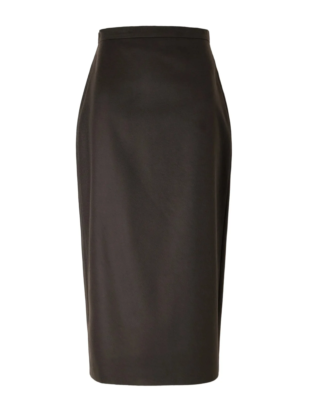 Tenda Camel Wool Midi Skirt