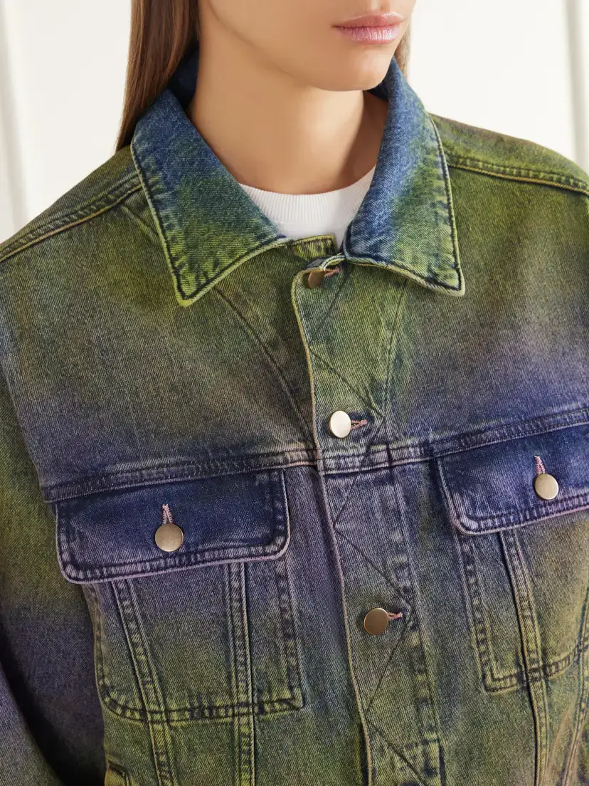 Sanderlak Ombré Denim Jacket | Thumbnail 5 Sanderlak Ombré Denim Jacket | Thumbnail 5