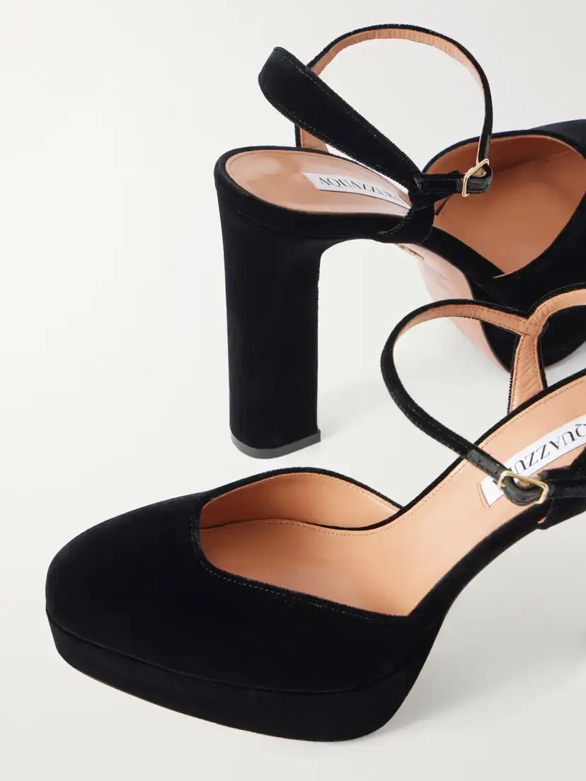 Aquazzura Amira 110 Velvet Pumps | Thumbnail 5 Aquazzura Amira 110 Velvet Pumps | Thumbnail 5