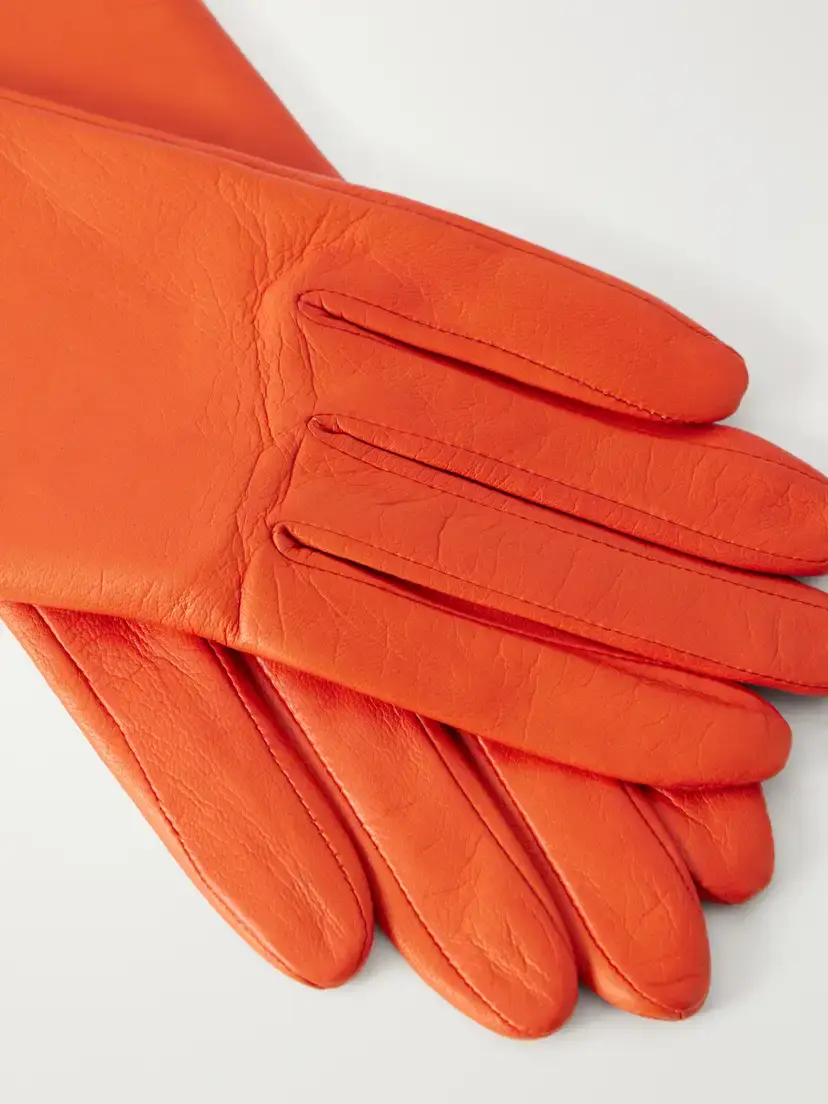 Agnelle Kate Leather Gloves | Thumbnail 2