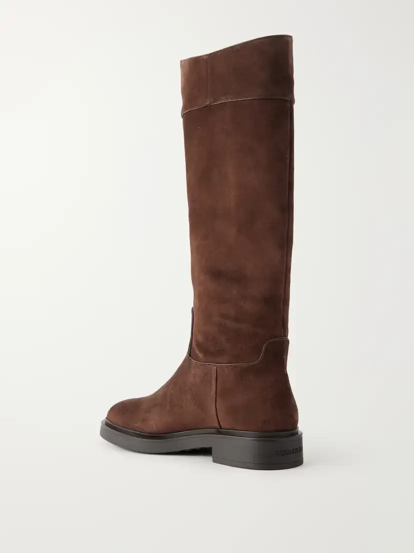 Aquazzura Ride 30 Paneled Suede Knee Boots | Thumbnail 3 Aquazzura Ride 30 Paneled Suede Knee Boots | Thumbnail 3