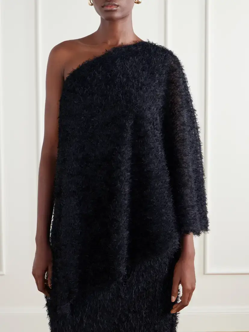 Abadia One-shoulder Asymmetric Plush Top | Thumbnail 3 Abadia One-shoulder Asymmetric Plush Top | Thumbnail 3