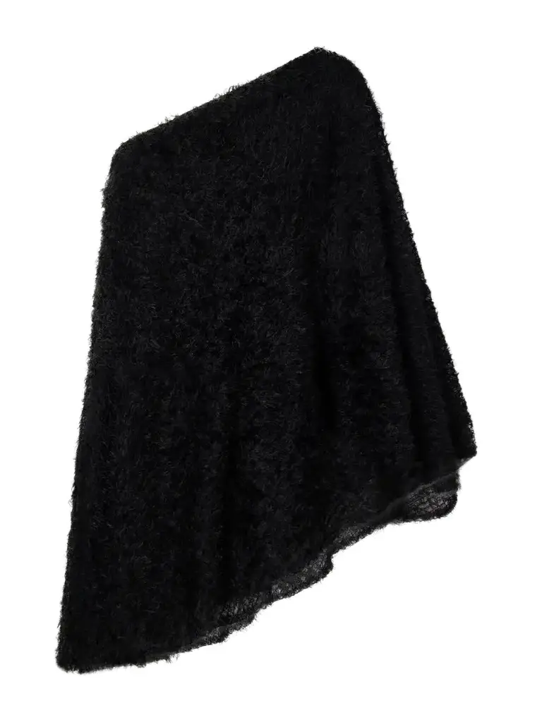 Abadia One-shoulder Asymmetric Plush Top