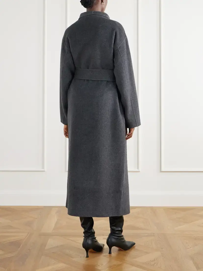 Almada Mara Belted Wool And Cashmere-blend Coat | Thumbnail 4