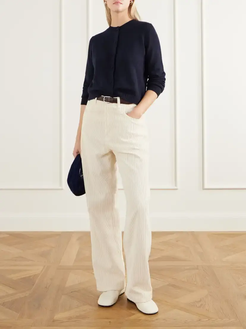 Allude Cropped Cashmere Cardigan | Thumbnail 2