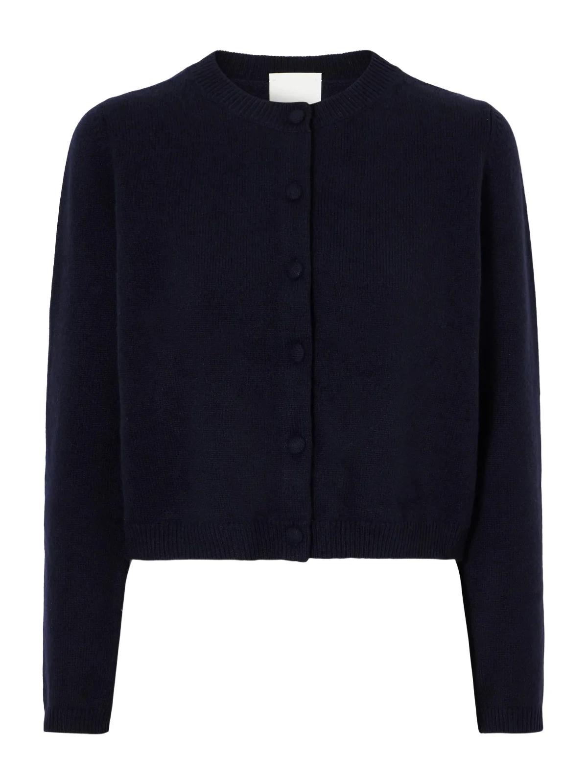 Allude Cropped Cashmere Cardigan