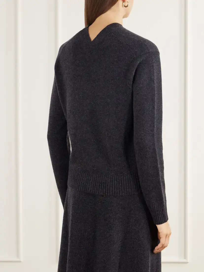 Allude Wool And Cashmere-blend Sweater | Thumbnail 4