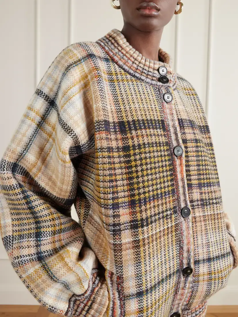 Missoni Padded Checked Wool Bomber Jacket | Thumbnail 5 Missoni Padded Checked Wool Bomber Jacket | Thumbnail 5
