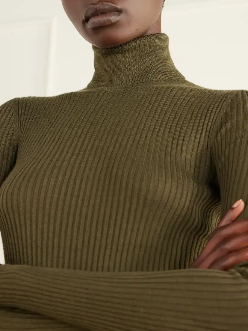 Gabriela Hearst Peppe Ribbed Cashmere-blend Sweater | Thumbnail 5 Gabriela Hearst Peppe Ribbed Cashmere-blend Sweater | Thumbnail 5