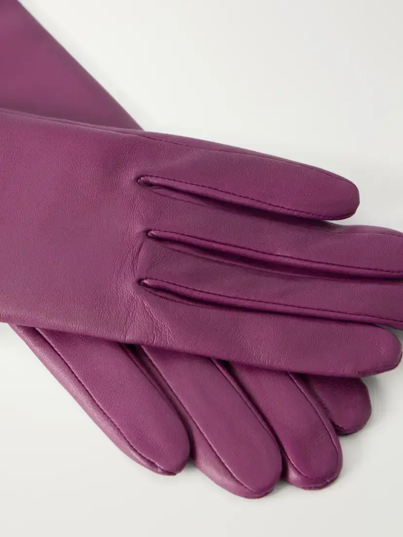 Agnelle Kate Leather Gloves | Thumbnail 2 Agnelle Kate Leather Gloves | Thumbnail 2