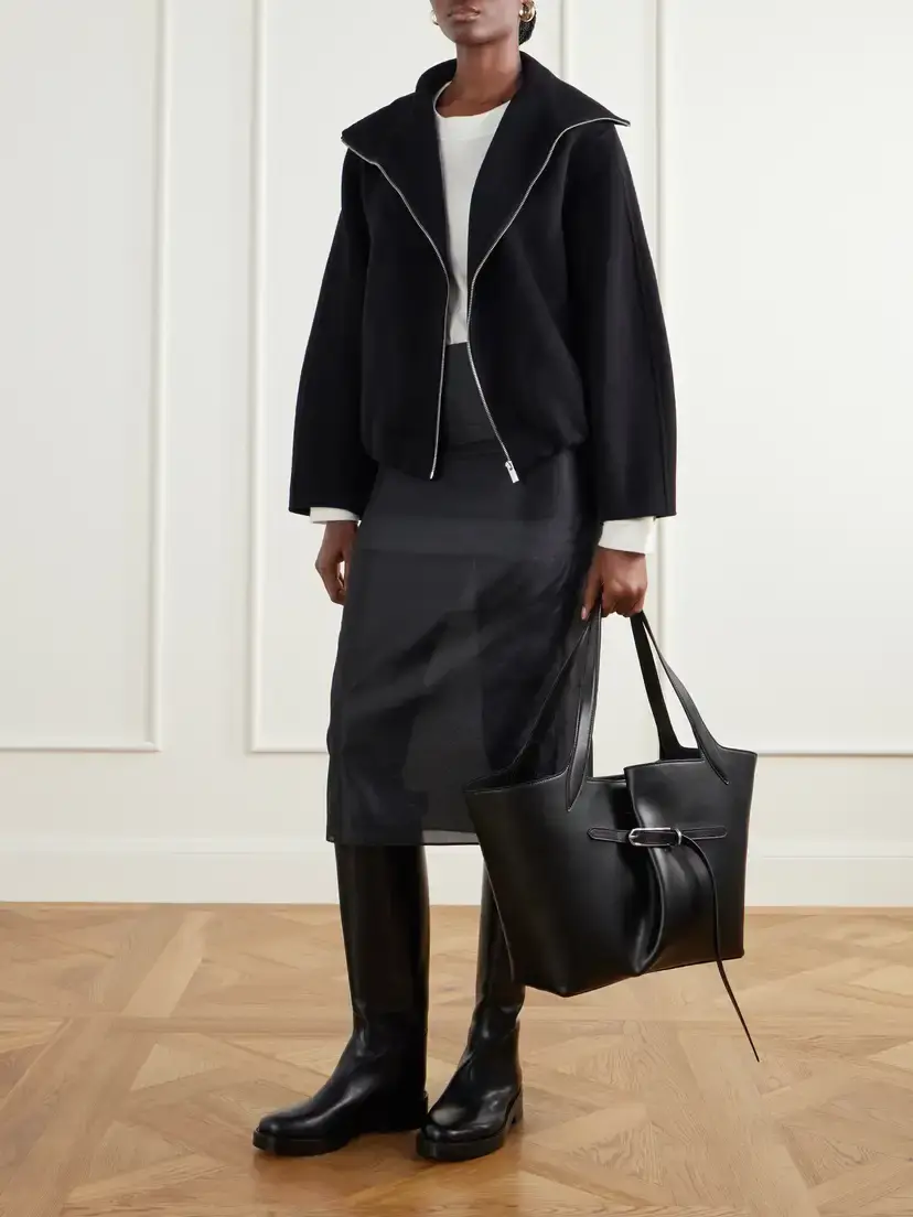 Liffner Belted Leather Tote | Thumbnail 3 Liffner Belted Leather Tote | Thumbnail 3