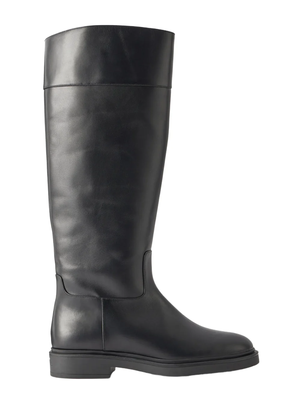 Aquazzura Ride 30 Paneled Leather Knee Boots