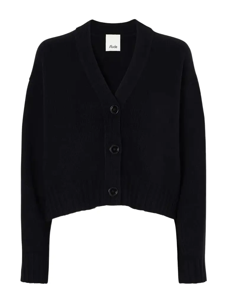 Cropped Wool And Cashmere-blend Cardigan Cropped Wool And Cashmere-blend Cardigan