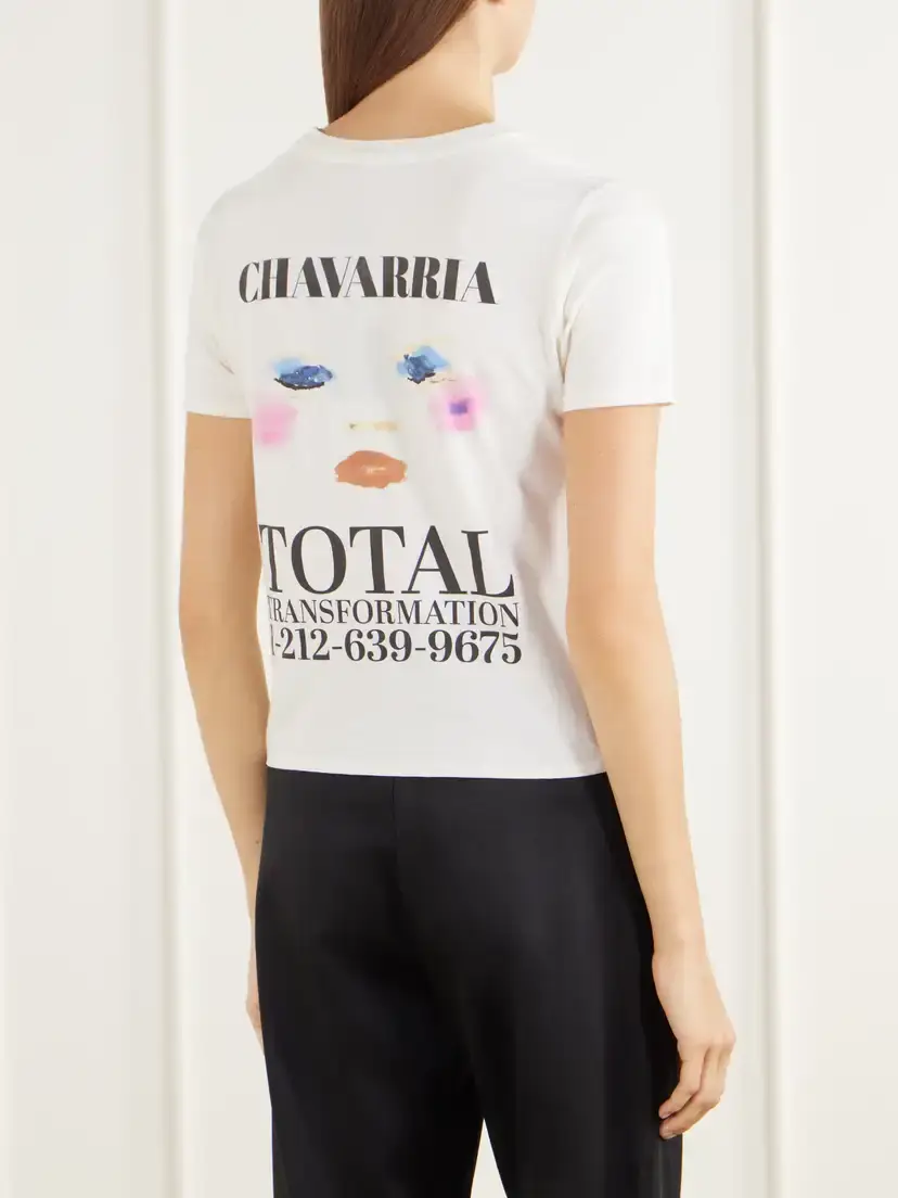 Willy Chavarria Total Transformation Printed Cotton-jersey T-shirt | Thumbnail 4 Willy Chavarria Total Transformation Printed Cotton-jersey T-shirt | Thumbnail 4