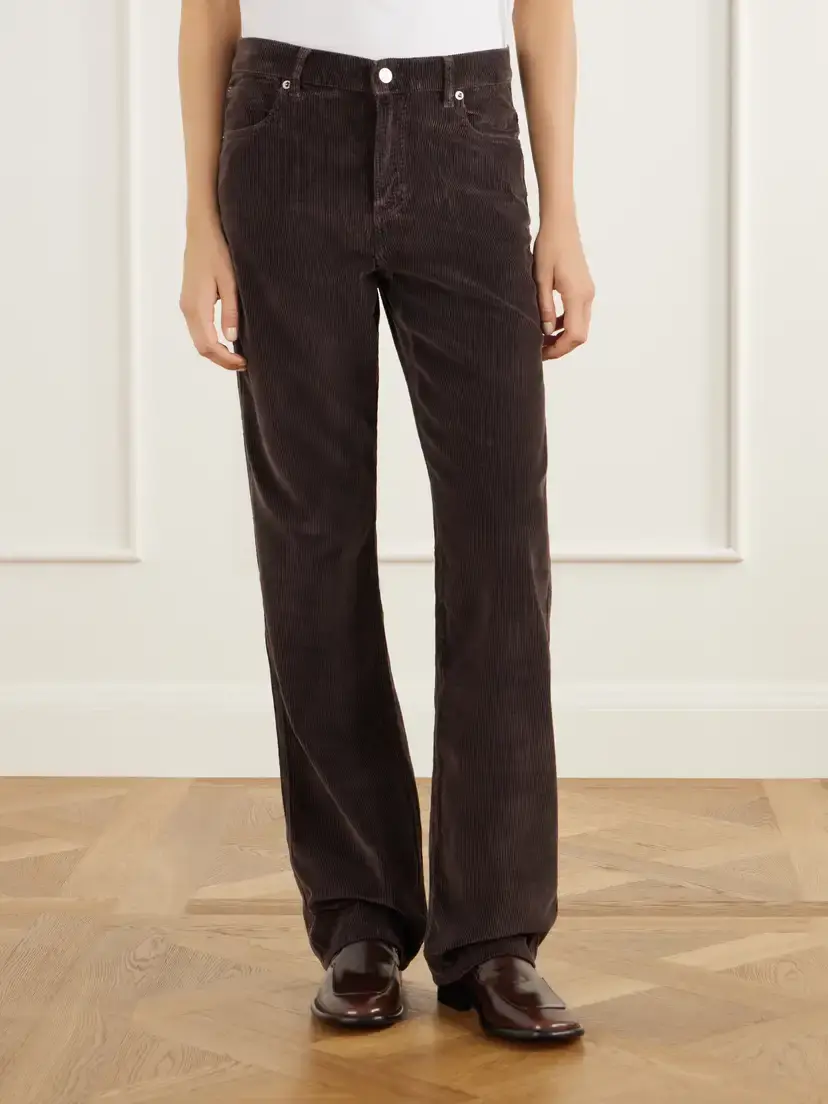 Guest In Residence Weekender Organic Cotton-corduroy Mid-rise Wide-leg Jeans | Thumbnail 3 Guest In Residence Weekender Organic Cotton-corduroy Mid-rise Wide-leg Jeans | Thumbnail 3