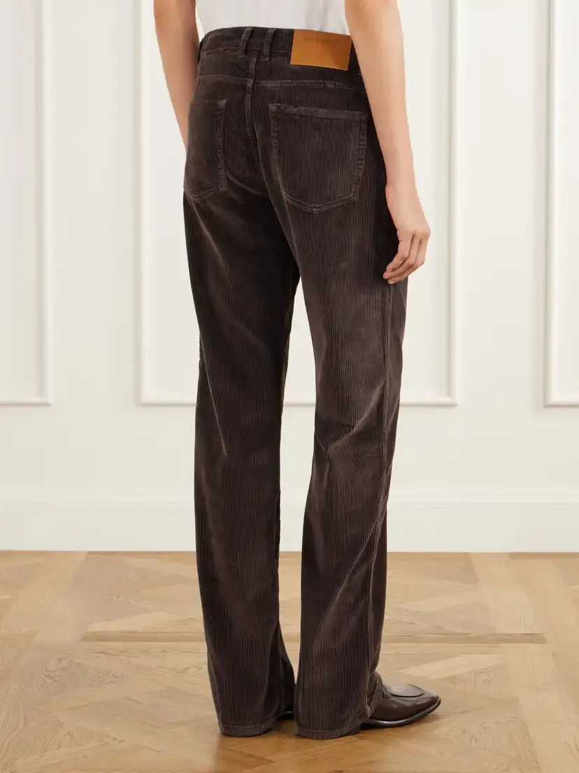 Guest In Residence Weekender Organic Cotton-corduroy Mid-rise Wide-leg Jeans | Thumbnail 4 Guest In Residence Weekender Organic Cotton-corduroy Mid-rise Wide-leg Jeans | Thumbnail 4