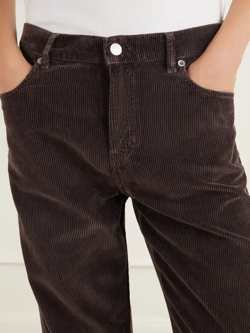 Guest In Residence Weekender Organic Cotton-corduroy Mid-rise Wide-leg Jeans | Thumbnail 5 Guest In Residence Weekender Organic Cotton-corduroy Mid-rise Wide-leg Jeans | Thumbnail 5