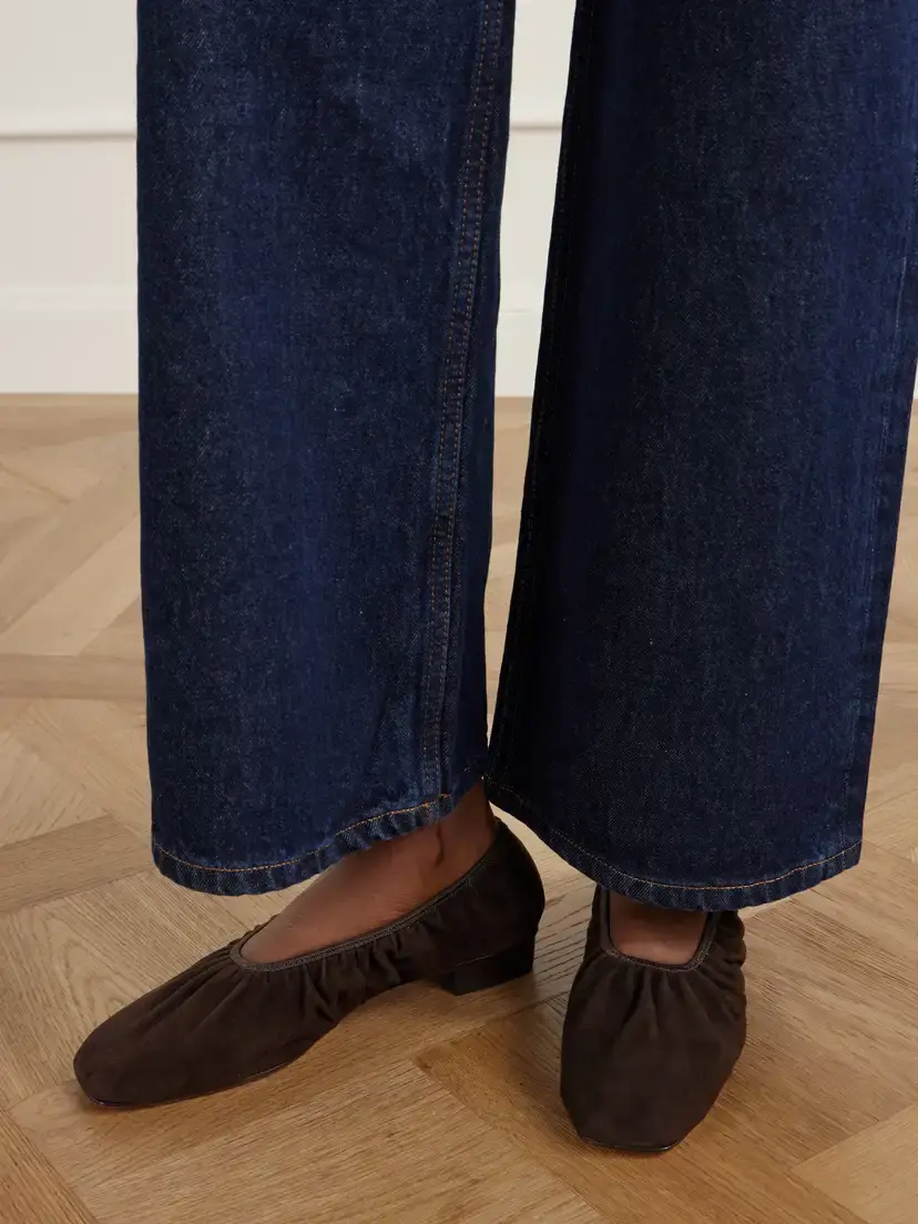 Loeffler Randall Tove Gathered Suede Ballet Flats | Thumbnail 2 Loeffler Randall Tove Gathered Suede Ballet Flats | Thumbnail 2