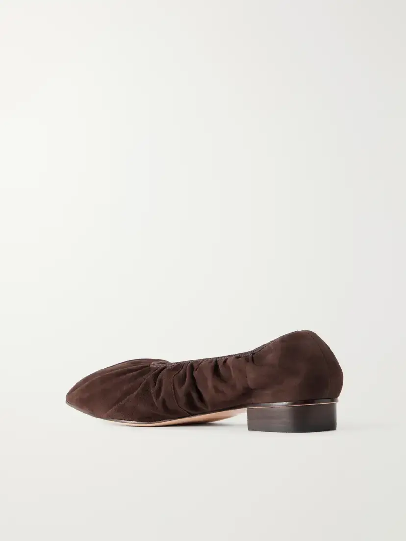 Loeffler Randall Tove Gathered Suede Ballet Flats | Thumbnail 3 Loeffler Randall Tove Gathered Suede Ballet Flats | Thumbnail 3