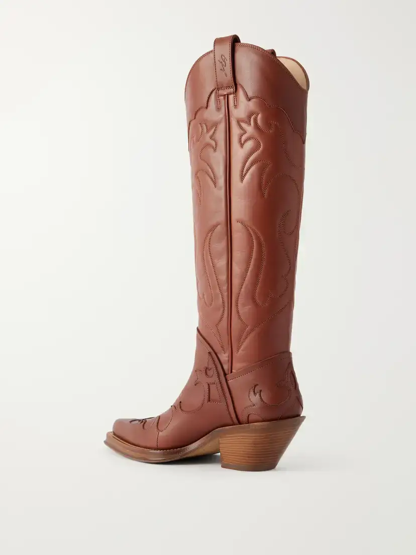 Gabriela Hearst Capitana 50 Leather Knee Boots | Thumbnail 3 Gabriela Hearst Capitana 50 Leather Knee Boots | Thumbnail 3