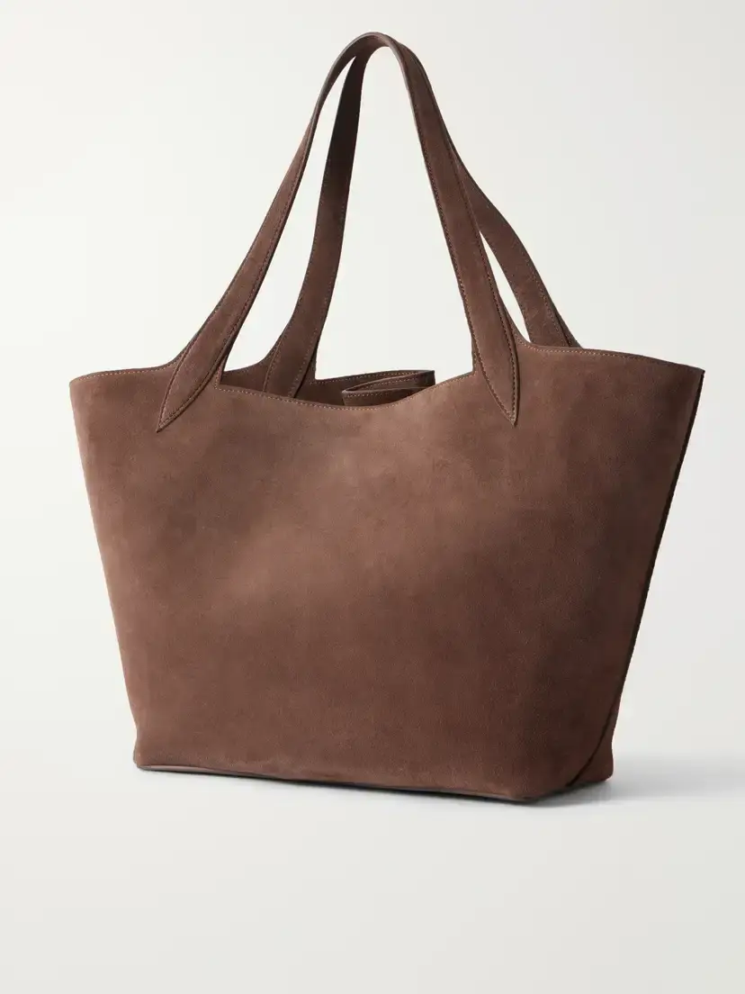 Liffner Belted Suede Tote | Thumbnail 4 Liffner Belted Suede Tote | Thumbnail 4