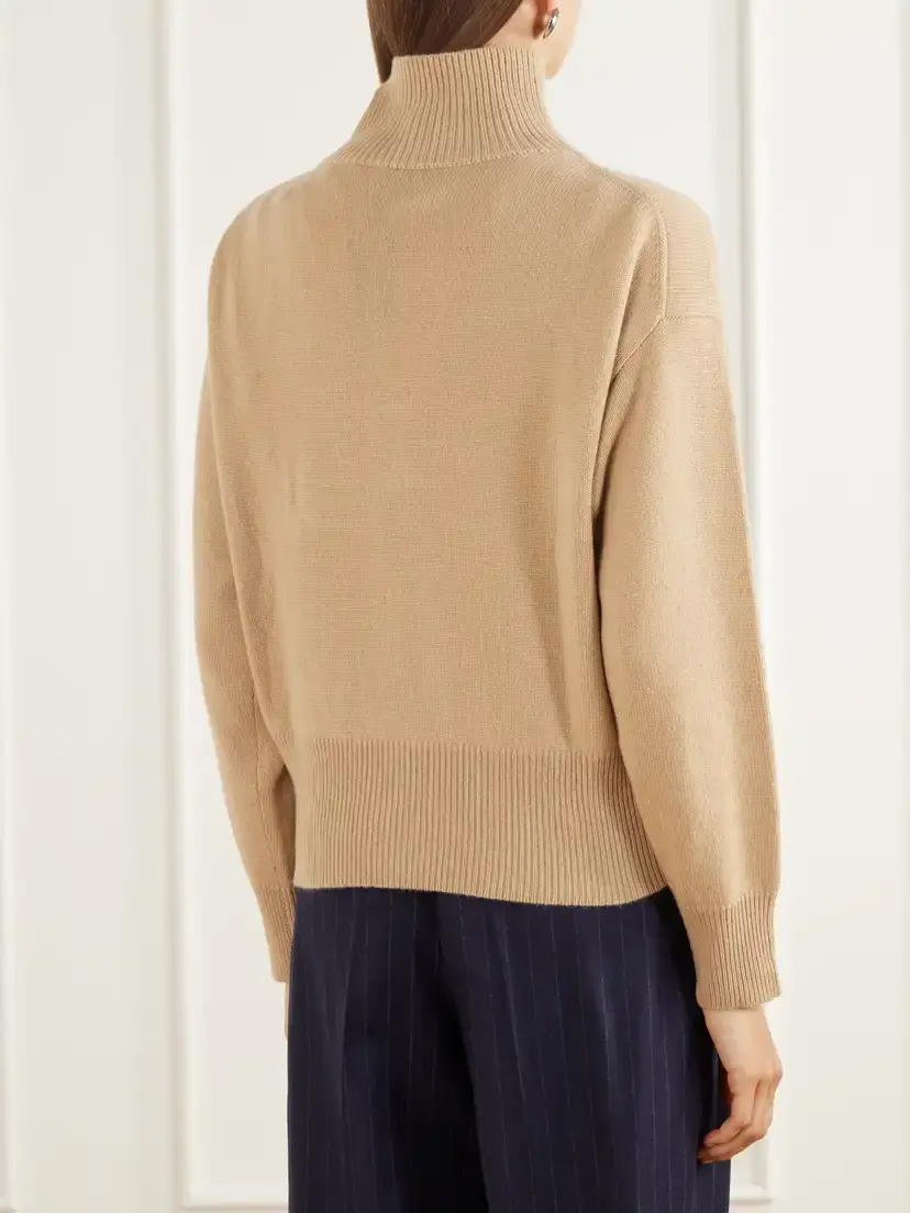 Allude Troyer Cashmere Half-zip Polo Shirt | Thumbnail 4 Allude Troyer Cashmere Half-zip Polo Shirt | Thumbnail 4